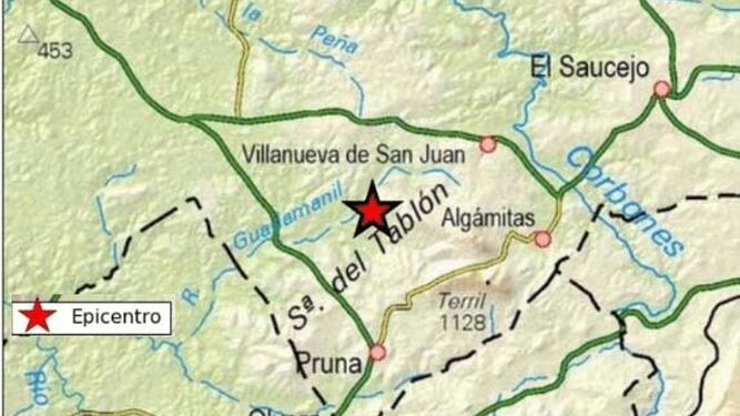 Cinco terremotos esta semana en la provincia de Sevilla