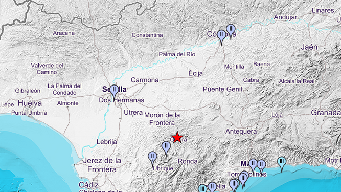 Registrado un terremoto en Sevilla de magnitud 4,7